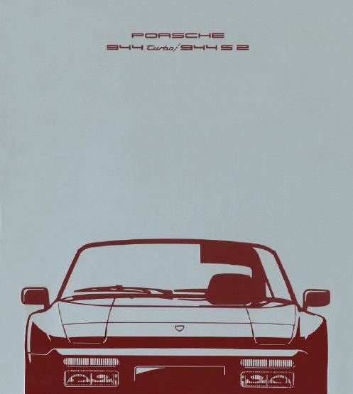 Рекламный буклет Porsche 944 GER